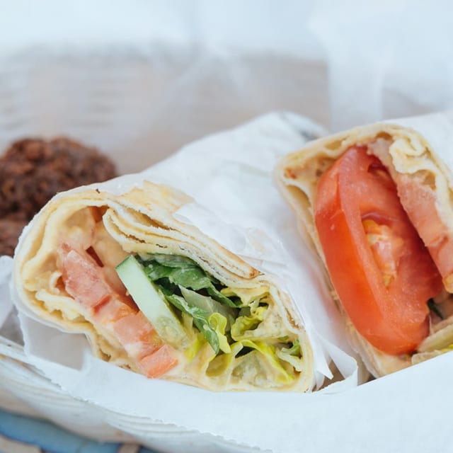 Chicken Gyro Sandwich.