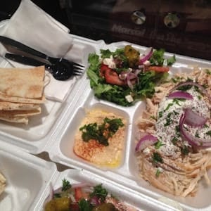 Chicken Gyro Platter.