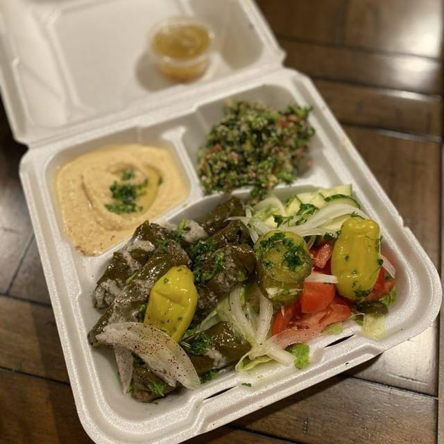 Grape Leaves Platter.